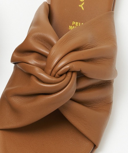 collex（コレックス）の「【WEB限定】【SHADDY/シャディー】ツイストギャザーサンダル（サンダル・レディース・ブラック/ベージュ・36/37/38）」の10枚目の写真