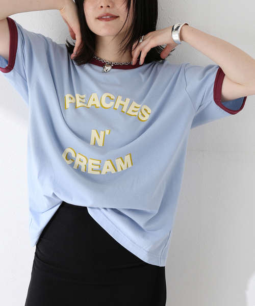 サノバチーズ PEACHES N' CREAM Shirt セール】【SON OF THE CHEESE / サノバチーズ】 PEACHES N CREAM