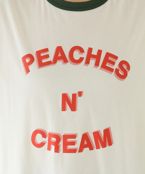 セール】【SON OF THE CHEESE / サノバチーズ】 PEACHES N CREAM TEE