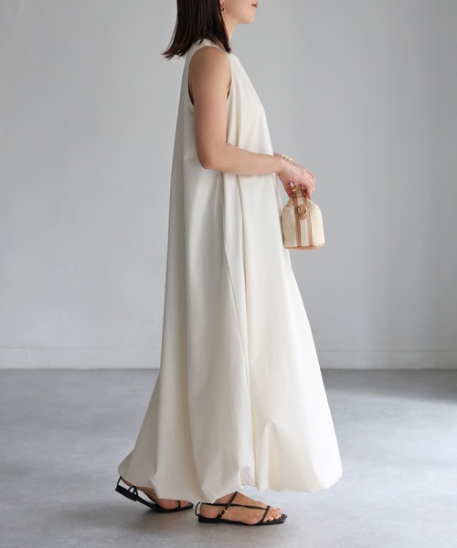 セール】クルーネックアメスリバルーンワンピース（ワンピース