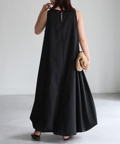 Riberry（リベリー）の「クルーネックアメスリバルーンワンピース（ワンピース・レディース・ブラック/ホワイト・FREE）」の17枚目の写真