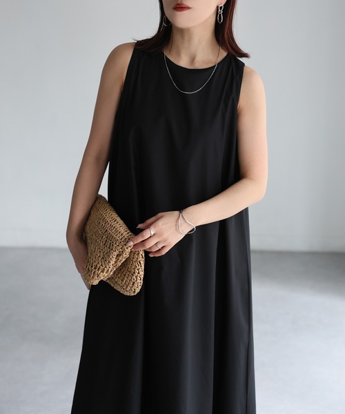 Riberry（リベリー）の「クルーネックアメスリバルーンワンピース（ワンピース・レディース・ブラック/ホワイト・FREE）」の18枚目の写真