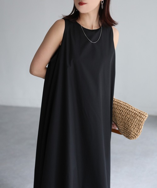 Riberry（リベリー）の「クルーネックアメスリバルーンワンピース（ワンピース・レディース・ブラック/ホワイト・FREE）」の19枚目の写真