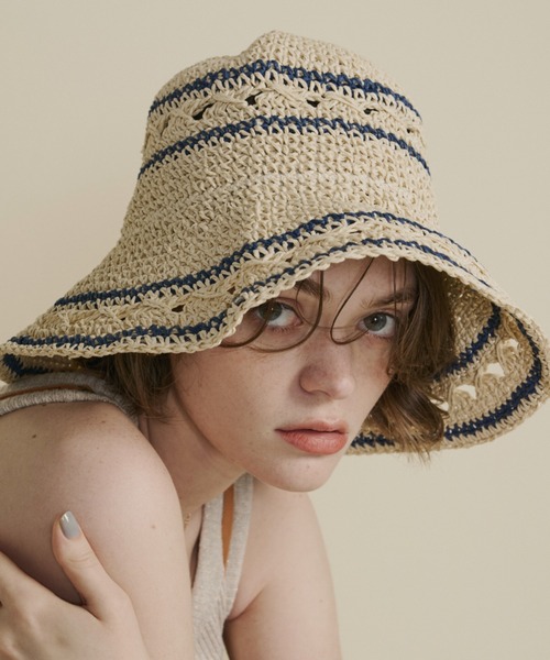 Unitage(ユニテージ)の「配色ペーパーハット(ハット)」 - WEAR