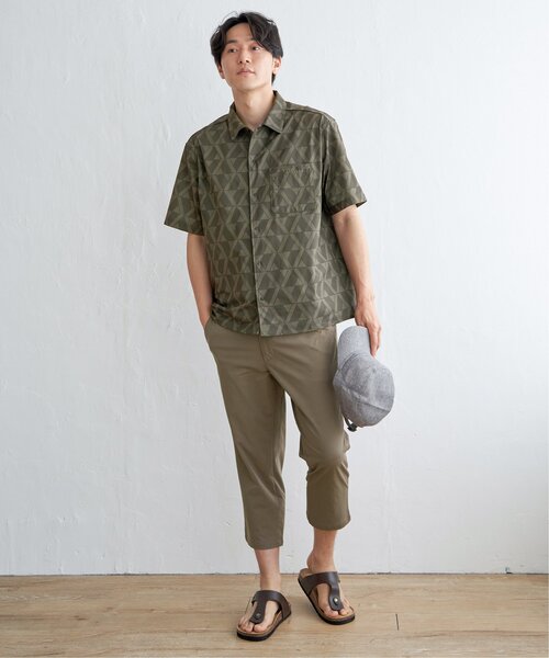 ikka(イッカ)の「【吸水速乾】GOKU楽AIRレギュラーシャツ(シャツ/ブラウス・メンズ・ブラック/オリーブ/ネイビー/ベージュ・S/M/L/XL)」の21枚目の写真