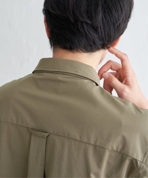 ikka(イッカ)の「【吸水速乾】GOKU楽AIRレギュラーシャツ(シャツ/ブラウス・メンズ・ブラック/オリーブ/ネイビー/ベージュ・S/M/L/XL)」の10枚目の写真