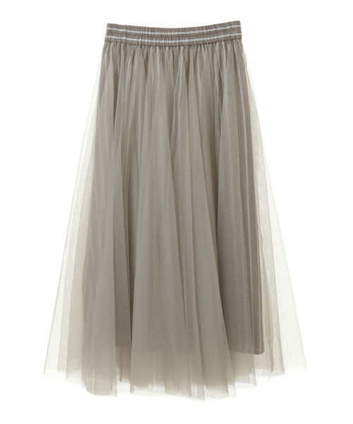 MELROSE claire（メルローズ クレール）の「チュールギャザースカート（スカート・レディース・その他1/その他2・FREE）」の10枚目の写真