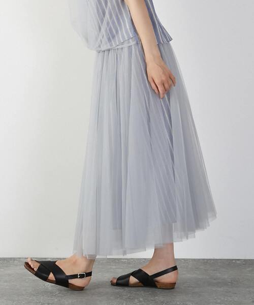 MELROSE claire（メルローズ クレール）の「チュールギャザースカート（スカート・レディース・その他1/その他2・FREE）」の12枚目の写真