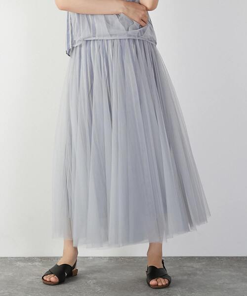 MELROSE claire（メルローズ クレール）の「チュールギャザースカート（スカート・レディース・その他1/その他2・FREE）」の16枚目の写真