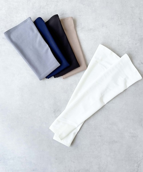 BAYBLO(ベイブロ)の「(KS)アームカバー(アームカバー・メンズ・ホワイト/ネイビー/ブラック/グレー/ブラウン・FREE)」の2枚目の写真