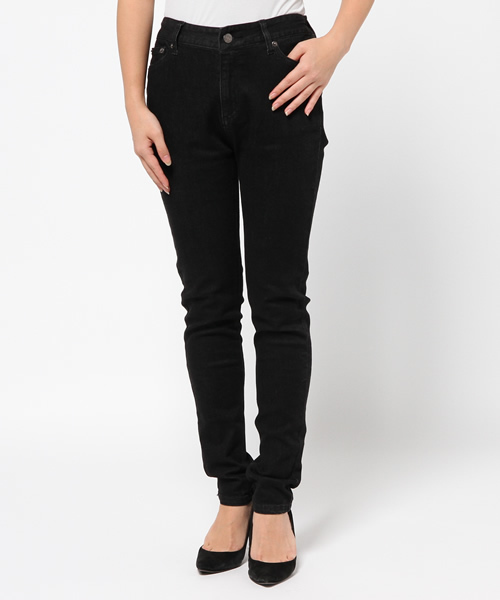 PUNYUS（プニュズ）の「デニムスキニーパンツ（デニムパンツ・レディース・ダークインディゴブルー/インディゴブルー/ブラック/ブラック系その他/ライトインディゴブルー・2/3/1/4）」の2枚目の写真