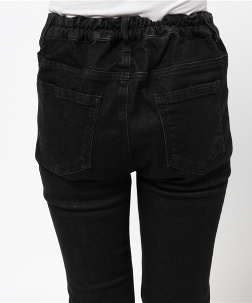 PUNYUS（プニュズ）の「デニムスキニーパンツ（デニムパンツ・レディース・ダークインディゴブルー/インディゴブルー/ブラック/ブラック系その他/ライトインディゴブルー・2/3/1/4）」の12枚目の写真