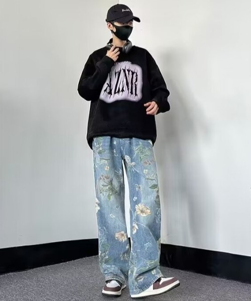 B.R.U（ブル）の「花柄デニムパンツ（デニムパンツ・メンズ・ブルー・LARGE/MEDIUM）」の10枚目の写真