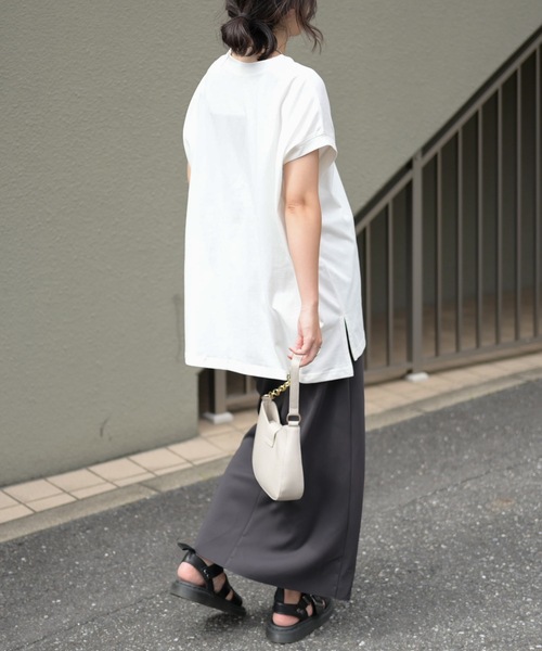 セール】セルフカットイージーIラインスカート（シーズンフリー