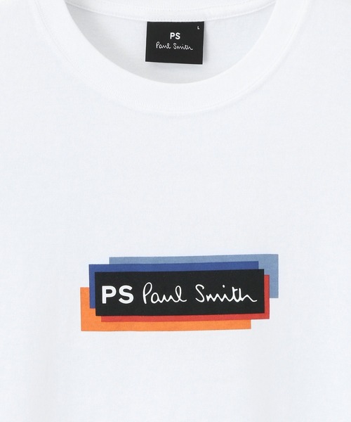 【新品】PS Paul Smith ポールスミス／BOXロゴTシャツ L PS Paul Smith（ピーエスポールスミス）の「【オンライン