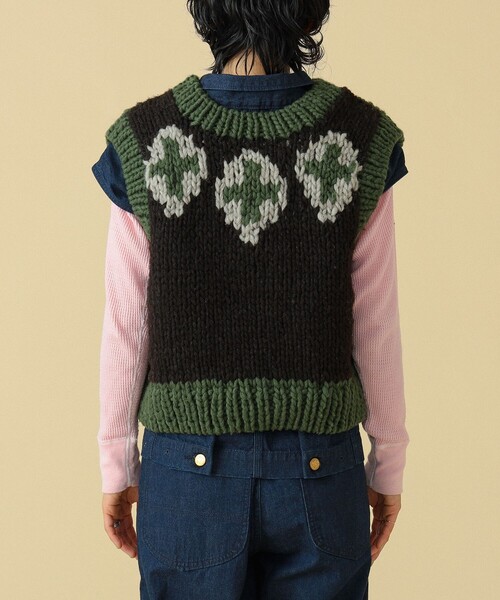BEAMS BOY(ビームスボーイ)の「maturely / バルキー ベスト(ベスト・レディース・オリーブ/ネイビー・ONE SIZE)」の11枚目の写真