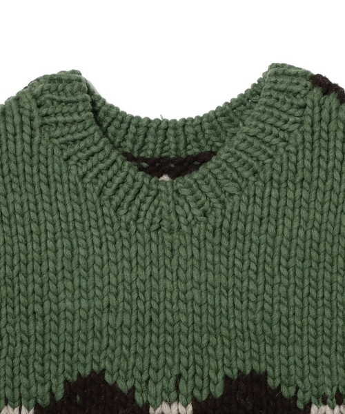BEAMS BOY(ビームスボーイ)の「maturely / バルキー ベスト(ベスト・レディース・オリーブ/ネイビー・ONE SIZE)」の18枚目の写真