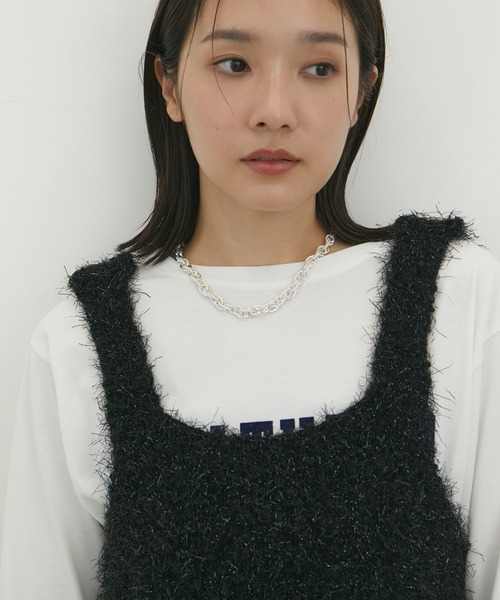 VIS(ビス)の「CASUAL ミックスメッキチェーンネックレス(ネックレス・レディース・シルバー/ゴールド・FREE)」の9枚目の写真