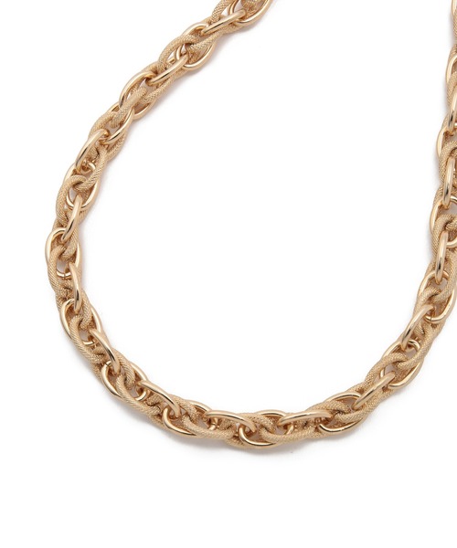 VIS(ビス)の「CASUAL ミックスメッキチェーンネックレス(ネックレス・レディース・シルバー/ゴールド・FREE)」の3枚目の写真