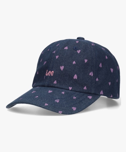 Lee(リー)の「Lee FANCY DENIM CAP / リー(キャップ・レディース・ブルー/ピンク・58cm)」の1枚目の写真