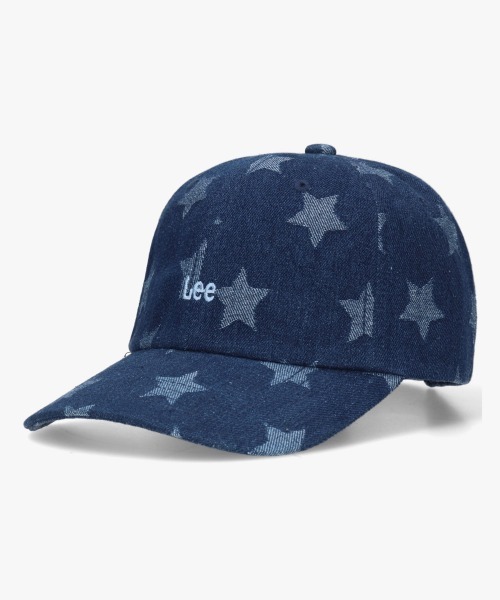Lee(リー)の「Lee FANCY DENIM CAP / リー(キャップ・レディース・ブルー/ピンク・58cm)」の2枚目の写真