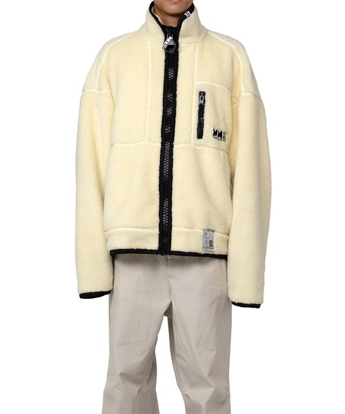 Maison MIHARA YASUHIRO(メゾンミハラヤスヒロ)の「Wide Back Boa Jacket(その他アウター・メンズ・ブラック/ホワイト・48/46/44)」の4枚目の写真
