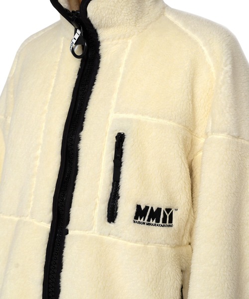 Maison MIHARA YASUHIRO(メゾンミハラヤスヒロ)の「Wide Back Boa Jacket(その他アウター・メンズ・ブラック/ホワイト・48/46/44)」の8枚目の写真