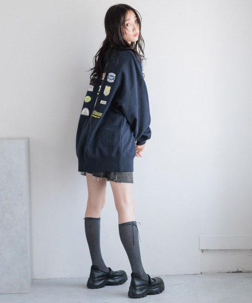 LOWRYS FARM(ローリーズファーム)の「CONE/ミニSK 131363(デニムスカート・レディース・ブラック/ブルー・MEDIUM/LARGE)」の11枚目の写真