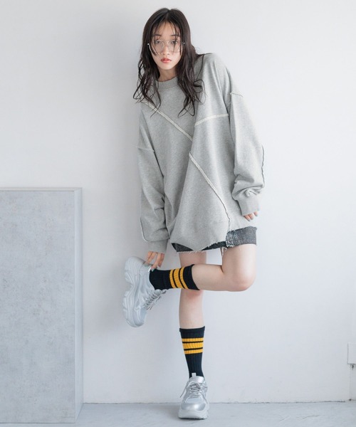 LOWRYS FARM(ローリーズファーム)の「CONE/ミニSK 131363(デニムスカート・レディース・ブラック/ブルー・MEDIUM/LARGE)」の10枚目の写真