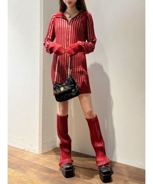 EVRIS（エヴリス）の「キルティングポケットショルダーBAG（ショルダーバッグ・レディース・ブルー/ブラック/ピンク・FREE）」の10枚目の写真