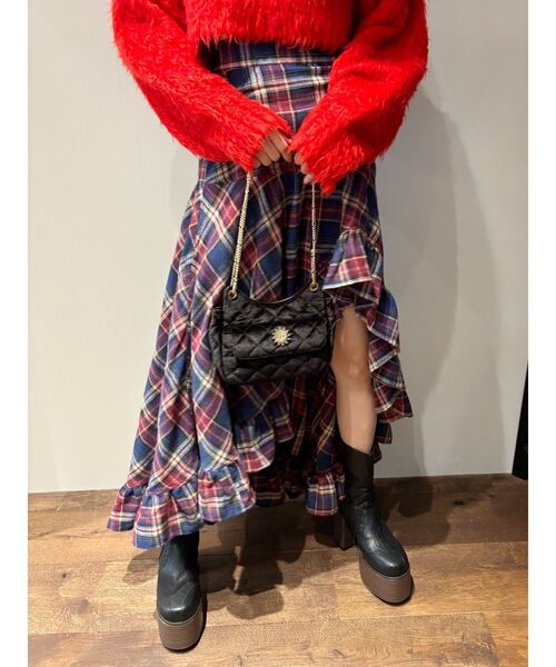 EVRIS（エヴリス）の「キルティングポケットショルダーBAG（ショルダーバッグ・レディース・ブルー/ブラック/ピンク・FREE）」の11枚目の写真