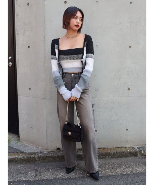 EVRIS（エヴリス）の「キルティングポケットショルダーBAG（ショルダーバッグ・レディース・ブルー/ブラック/ピンク・FREE）」の13枚目の写真