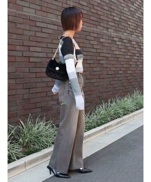 EVRIS（エヴリス）の「キルティングポケットショルダーBAG（ショルダーバッグ・レディース・ブルー/ブラック/ピンク・FREE）」の14枚目の写真