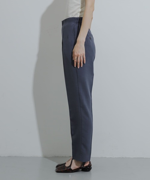 SENSE OF PLACE by URBAN RESEARCH(センスオブプレイスバイアーバンリサーチ)の「『UR TECH DRYLUXE』リネンライクテーパードパンツ(その他パンツ・レディース・ライトベージュ/ブラック/ネイビー・SMALL/MEDIUM/LARGE)」の21枚目の写真