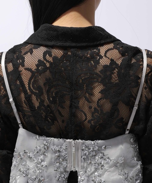 HARE（ハレ）の「2WAYデザインビスチェ(HARE)（ベスト・レディース・シルバー/ブラック・FREE）」の20枚目の写真