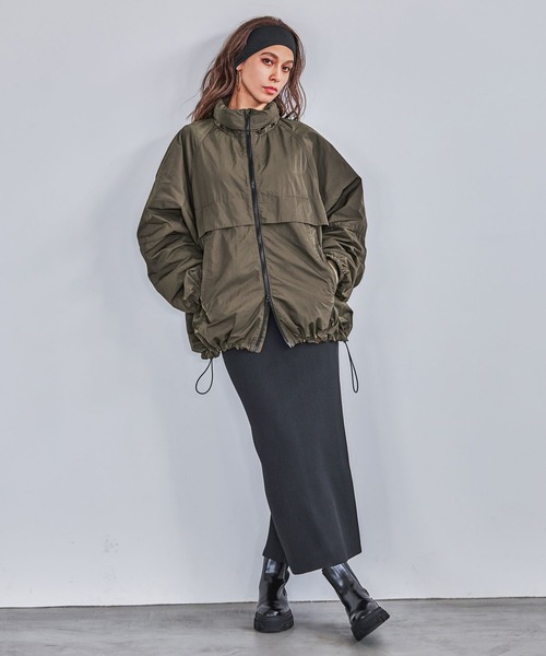 HEREIAM（ヘレイアム）の「【HEREIAM】スポーティーリブスカート2.0（スカート・レディース・グレー/ブラック/レッド/ダークブラウン/セージグリーン・MEDIUM/SMALL）」の18枚目の写真