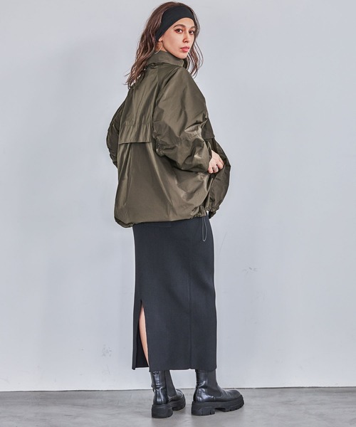 HEREIAM（ヘレイアム）の「【HEREIAM】スポーティーリブスカート2.0（スカート・レディース・グレー/ブラック/レッド/ダークブラウン/セージグリーン・MEDIUM/SMALL）」の19枚目の写真