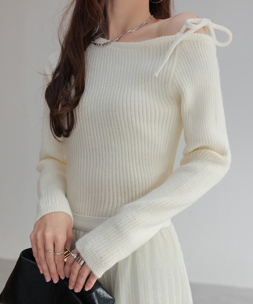 【美品】MARNO オフショルダー ニット 長袖 楽天市場】オフショルダーニット｜オフショル オフショルダー