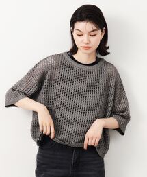 OPAQUE.CLIP | ラメメッシュニット【洗濯機洗い可】(ニット/セーター)