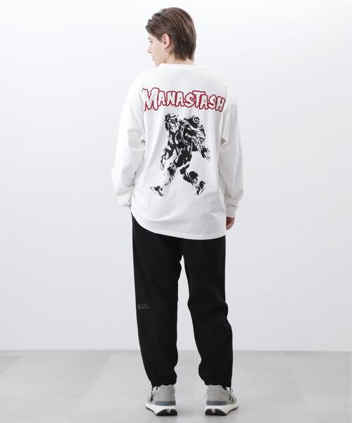 MANASTASH(マナスタッシュ)の「MANASTASH/マナスタッシュ/PUMICE L/S TEE BIG FOOT(Tシャツ/カットソー・メンズ・バイオレット/ホワイト/ブラック・M/S/XL/L)」の15枚目の写真