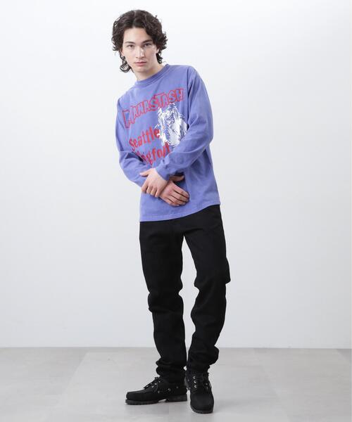 MANASTASH(マナスタッシュ)の「MANASTASH/マナスタッシュ/PUMICE L/S TEE BIG FOOT(Tシャツ/カットソー・メンズ・バイオレット/ホワイト/ブラック・M/S/XL/L)」の20枚目の写真