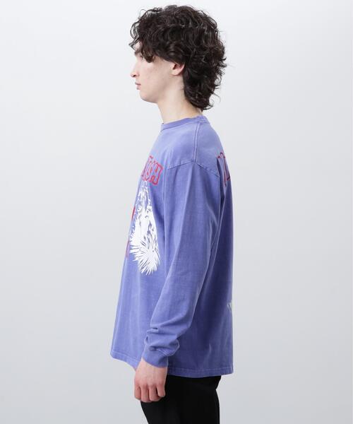 MANASTASH(マナスタッシュ)の「MANASTASH/マナスタッシュ/PUMICE L/S TEE BIG FOOT(Tシャツ/カットソー・メンズ・バイオレット/ホワイト/ブラック・M/S/XL/L)」の22枚目の写真