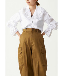 sara mallika | ＜SARA MALLIKA （サラマリカ）＞ボリュームレースブラウス(シャツ/ブラウス)