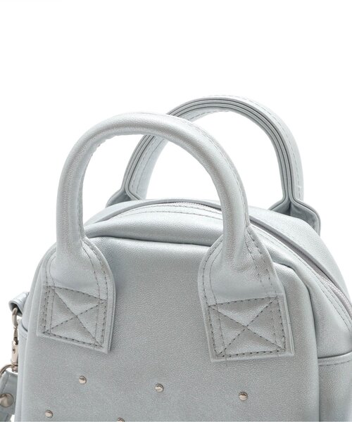 apres les cours（アプレレクール）の「ミニボストンポシェット（ショルダーバッグ・キッズ・シルバー/ブラック・FREE）」の12枚目の写真