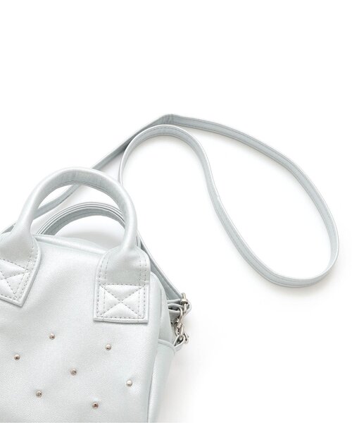 apres les cours（アプレレクール）の「ミニボストンポシェット（ショルダーバッグ・キッズ・シルバー/ブラック・FREE）」の8枚目の写真