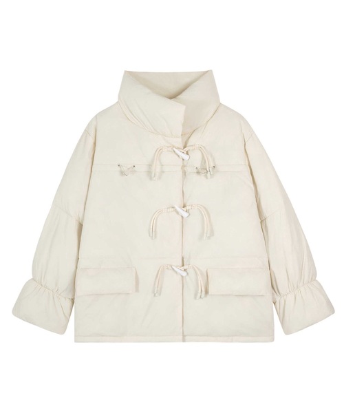 セール】トグルボタン スタンド中綿ジャケット（ダウンジャケット