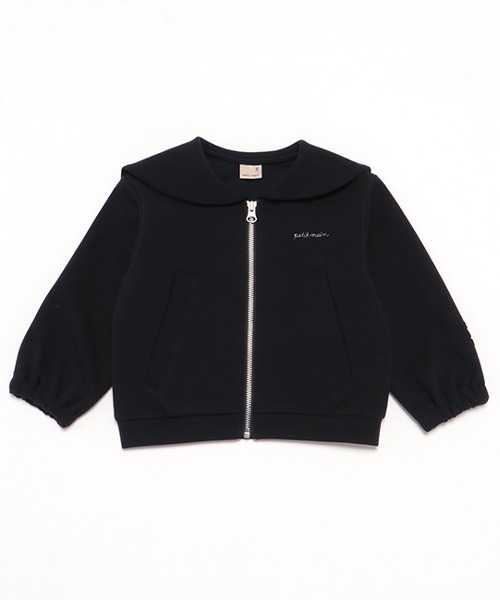petit main（プティマイン）の「【防汚加工/リンク】セーラーZIP羽織り(キッズサイズ)（カーディガン/ボレロ・キッズ・ネイビー/トップグレー/ライトピンク・80ｃｍ/90cm/100cm/110cm/120cm/130cm）」の16枚目の写真