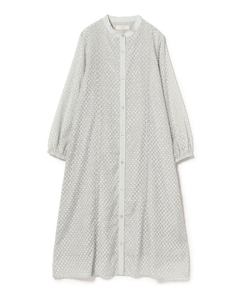 B:MING by BEAMS（ビーミングバイビームス）の「ジャカード シャツ ワンピース（S～M）（シャツワンピース・レディース・ブラック/ライトグレー・MEDIUM/SMALL）」の11枚目の写真