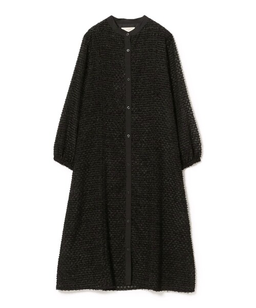 B:MING by BEAMS（ビーミングバイビームス）の「ジャカード シャツ ワンピース（S～M）（シャツワンピース・レディース・ブラック/ライトグレー・MEDIUM/SMALL）」の17枚目の写真