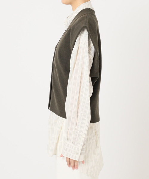 CITYSHOP cityshop Vネック ニットベスト CITYSHOP cityshop Vネック ニットベスト